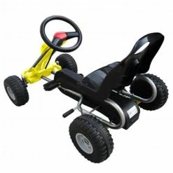 VidaXL Kart à pédales Jaune -Jouets Soldes image 3 90252