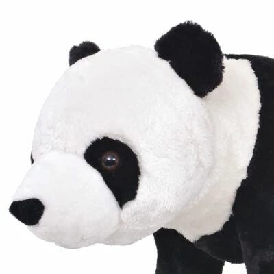 VidaXL Jouet en peluche Panda Noir et blanc XXL 5 VidaXL Jouet en peluche Panda Noir et blanc XXL – Image 3