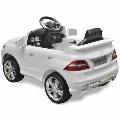 VidaXL Voiture électrique pour enfants Mercedes Benz ML350 Blanc 6 V 6 VidaXL Voiture électrique pour enfants Mercedes Benz ML350 Blanc 6 V – Image 4