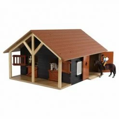 Kids Globe Écuries de ferme avec 2 box et 1 atelier 1:24 610167 -Jouets Soldes image 4 410917