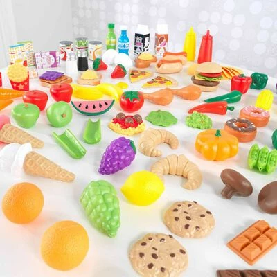 KidKraft Ensemble de jeu d'aliments Tasty Treats 115 pcs 63330 6 KidKraft Ensemble de jeu d'aliments Tasty Treats 115 pcs 63330 – Image 4