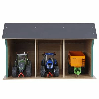 Kids Globe Hangar de ferme pour tracteurs jouet Grand 1:32 Bois 610193 6 Kids Globe Hangar de ferme pour tracteurs jouet Grand 1:32 Bois 610193 – Image 4
