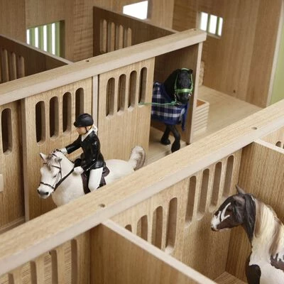 Kids Globe Écurie de chevaux avec 7 box à cheveux 1:24 Rose 610189 6 Kids Globe Écurie de chevaux avec 7 box à cheveux 1:24 Rose 610189 – Image 4