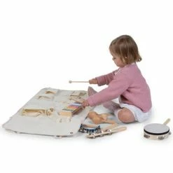 CHILDHOME Instruments musicaux jouet 8 pcs avec organisateur -Jouets Soldes image 4 434185