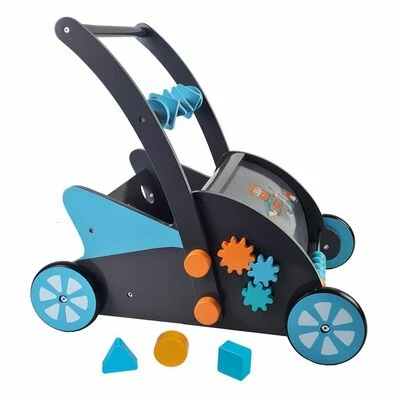 GARDENA Tondeuse à gazon jouet en bois Bleu et noir 6 GARDENA Tondeuse à gazon jouet en bois Bleu et noir – Image 4