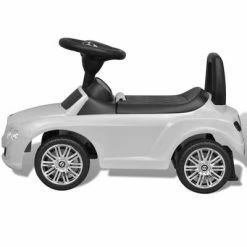 VidaXL Voiture à pousser par pied pour enfants Bentley Blanc -Jouets Soldes image 4 80091