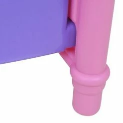 VidaXL Lit de poupée pour chambre d'enfants Rose et violet -Jouets Soldes image 4 80117
