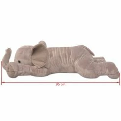 VidaXL Éléphant jouet en peluche XXL 95 cm -Jouets Soldes image 4 80192