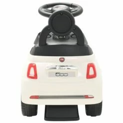 VidaXL Voiture à chevaucher Fiat 500 Blanche 11 VidaXL Voiture à chevaucher Fiat 500 Blanche -Jouets Soldes image 4 80215