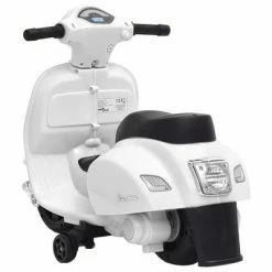VidaXL Moto jouet électrique Vespa GTS300 Blanc -Jouets Soldes image 4 80309