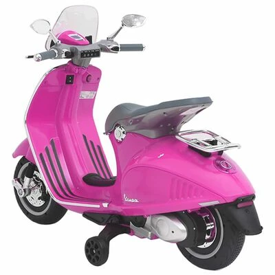 VidaXL Moto jouet électrique Vespa GTS300 Rose 6 VidaXL Moto jouet électrique Vespa GTS300 Rose – Image 4
