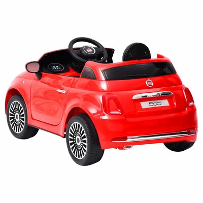 VidaXL Voiture électrique pour enfants Fiat 500 Rouge 6 VidaXL Voiture électrique pour enfants Fiat 500 Rouge – Image 4