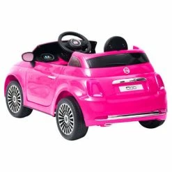 VidaXL Voiture électrique pour enfants Fiat 500 Rose -Jouets Soldes image 4 80318