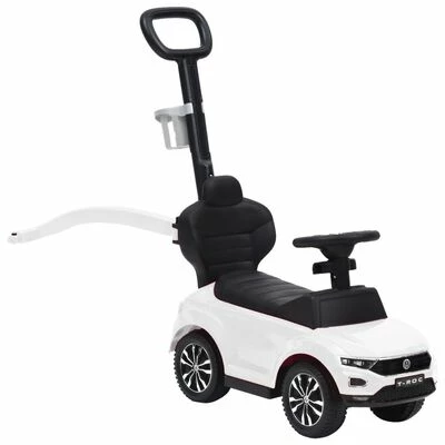 VidaXL Voiture à pédales Volkswagen T-Roc Blanc 6 VidaXL Voiture à pédales Volkswagen T-Roc Blanc – Image 4