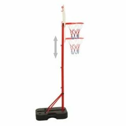 VidaXL Ensemble de jeu de basket-ball portable réglable 138,5-166 cm -Jouets Soldes image 4 80347