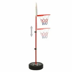 VidaXL Ensemble de basket réglable pour enfants 120 cm -Jouets Soldes image 4 80349
