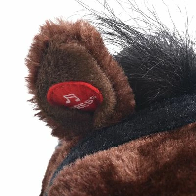 VidaXL Jouet en peluche Cheval Marron et noir XXL 6 VidaXL Jouet en peluche Cheval Marron et noir XXL – Image 4