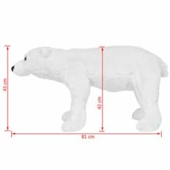 VidaXL Jouet en peluche Ours polaire Blanc XXL 10 VidaXL Jouet en peluche Ours polaire Blanc XXL -Jouets Soldes image 4 91337