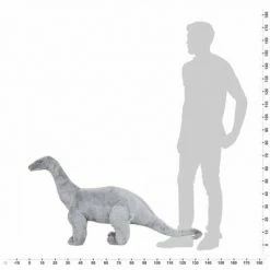 VidaXL Jouet en peluche Dinosaure Brachiosaurus Gris XXL -Jouets Soldes image 4 91345