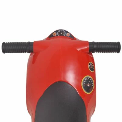VidaXL Moto à chevaucher enfant Plastique Rouge 7 VidaXL Moto à chevaucher enfant Plastique Rouge – Image 5
