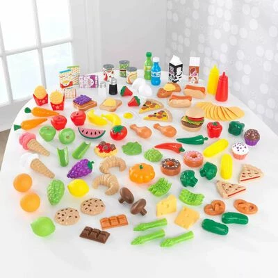 KidKraft Ensemble de jeu d'aliments Tasty Treats 115 pcs 63330 7 KidKraft Ensemble de jeu d'aliments Tasty Treats 115 pcs 63330 – Image 5