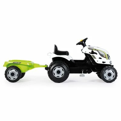 Smoby Tracteur et remorque pour enfants Farmer XL Blanc et noir 7 Smoby Tracteur et remorque pour enfants Farmer XL Blanc et noir – Image 5