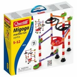 Quercetti Ensemble de circuit à billes Migoga Vortis 75 pcs -Jouets Soldes image 5 439092