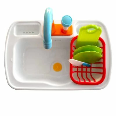 AXI Évier de cuisine de jeu avec accessoires Multicolore 7 AXI Évier de cuisine de jeu avec accessoires Multicolore – Image 5