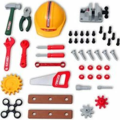 Établi-jouet avec outils pour enfants Vert + Gris 11 Établi-jouet avec outils pour enfants Vert + Gris -Jouets Soldes image 5 80112