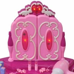 VidaXL Coiffeuse jouet 3 miroirs pour enfants avec lumière et son -Jouets Soldes image 5 80115