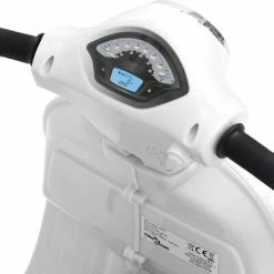 VidaXL Moto jouet électrique Vespa GTS300 Blanc -Jouets Soldes image 5 80309