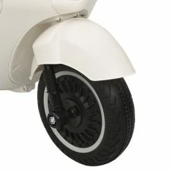 VidaXL Moto jouet électrique Vespa GTS300 Blanc -Jouets Soldes image 5 80313
