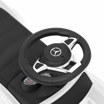 VidaXL Voiture à pédales Mercedes-Benz C63 Blanc 7 VidaXL Voiture à pédales Mercedes-Benz C63 Blanc – Image 5