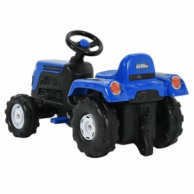 VidaXL Tracteur avec pédales pour enfants Bleu 7 VidaXL Tracteur avec pédales pour enfants Bleu – Image 5