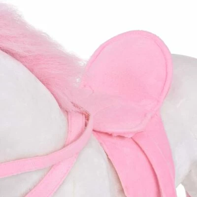 VidaXL Jouet en peluche Licorne Blanc et rose XXL 7 VidaXL Jouet en peluche Licorne Blanc et rose XXL – Image 5