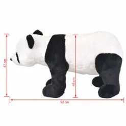 VidaXL Jouet en peluche Panda Noir et blanc XXL 11 VidaXL Jouet en peluche Panda Noir et blanc XXL -Jouets Soldes image 5 91339