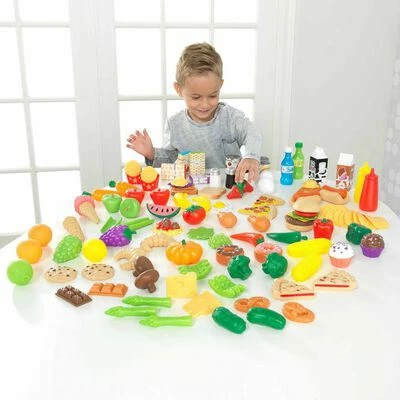 KidKraft Ensemble de jeu d'aliments Tasty Treats 115 pcs 63330 8 KidKraft Ensemble de jeu d'aliments Tasty Treats 115 pcs 63330 – Image 6