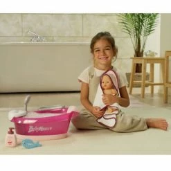 Smoby Baignoire de bébé-poupée 2 en 1 avec accessoires -Jouets Soldes image 6 439569