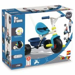 Smoby Tricycle bébé 2 en 1 Be Fun Bleu -Jouets Soldes image 6 439596