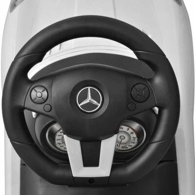 VidaXL Voiture blanche pour enfants Mercedes Benz 8 VidaXL Voiture blanche pour enfants Mercedes Benz – Image 6