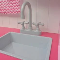 VidaXL Cuisine jouet 82 x 30 x 100 cm Bois Rose et blanc 13 VidaXL Cuisine jouet 82 x 30 x 100 cm Bois Rose et blanc -Jouets Soldes image 6 80179