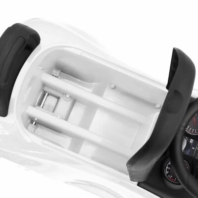 VidaXL Voiture à pédales Mercedes-Benz C63 Blanc 8 VidaXL Voiture à pédales Mercedes-Benz C63 Blanc – Image 6