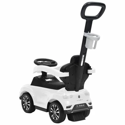 VidaXL Voiture à pédales Volkswagen T-Roc Blanc 8 VidaXL Voiture à pédales Volkswagen T-Roc Blanc – Image 6