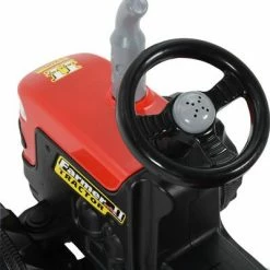 VidaXL Tracteur avec pédales pour enfants Rouge et noir 13 VidaXL Tracteur avec pédales pour enfants Rouge et noir -Jouets Soldes image 6 80379